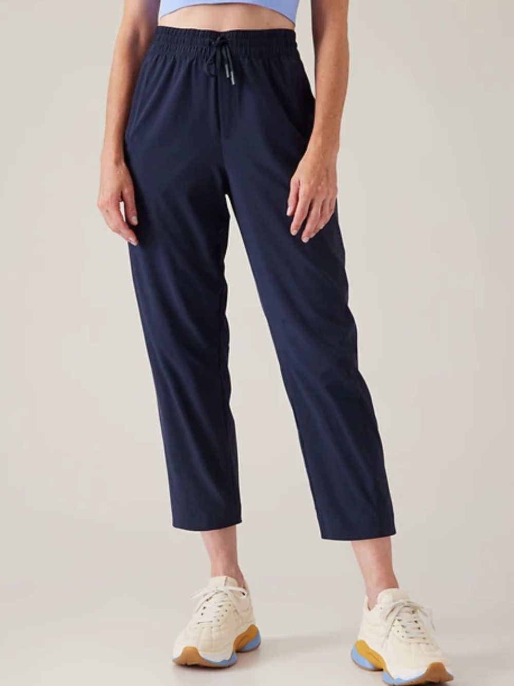 Athleta Arrival Pant Navy Blue Womens 14 Petite
